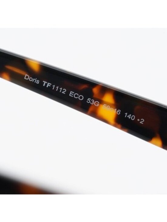Tom Ford Doris FT1112 53G Sunglasses Havana Cat Eye Frame, Brown Lenses main image 8